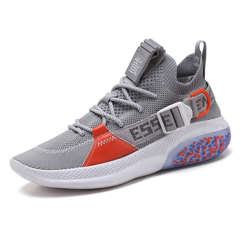 Heren Mode Schoenen Outdoor Man Sneakers Lichtgewicht Casual Schoenen Voor Mannen Ademende Heren Trainers Schoenen Trend Schoenen Mannen: WHITE / 10