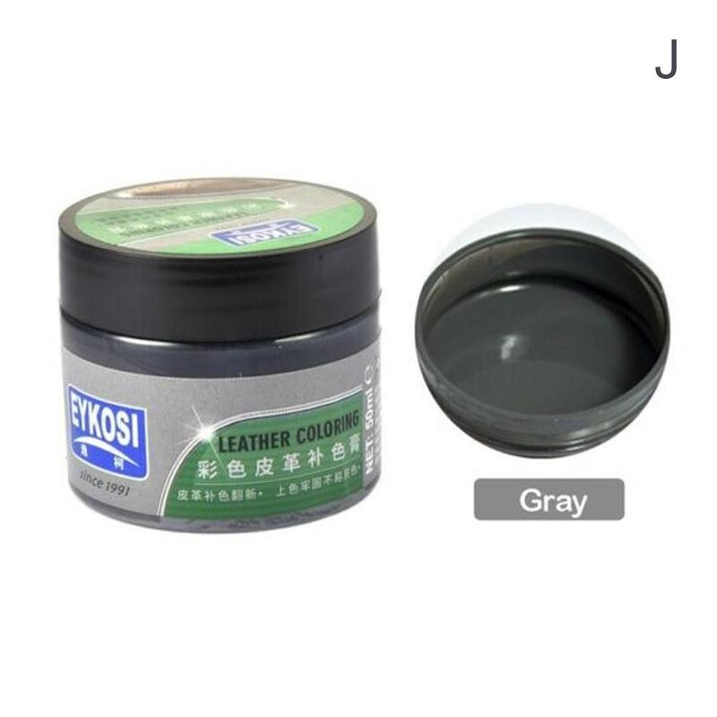 50ml Leather Repair Paste Coloring Agent Sofa Leather Cracks Hole Scratch Polish Care Agent Shoes Polishing Paint O6N8: J