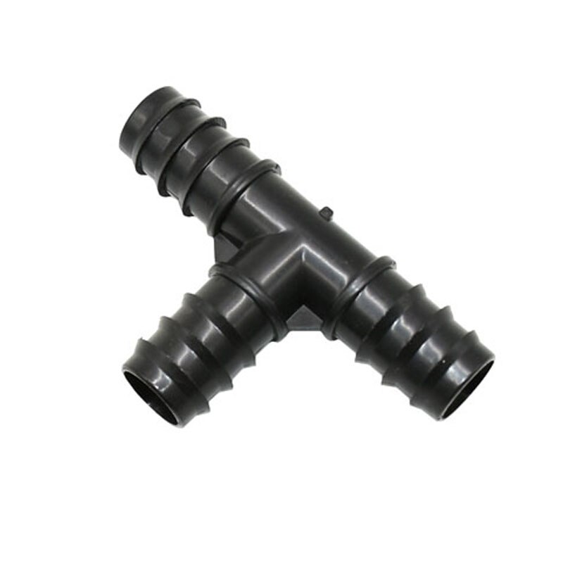 25mm Garden hose tee elbow plug End water splitter DN20 hose 3-way garden irrigation barbed drip irrigation fittings 2pcs: C