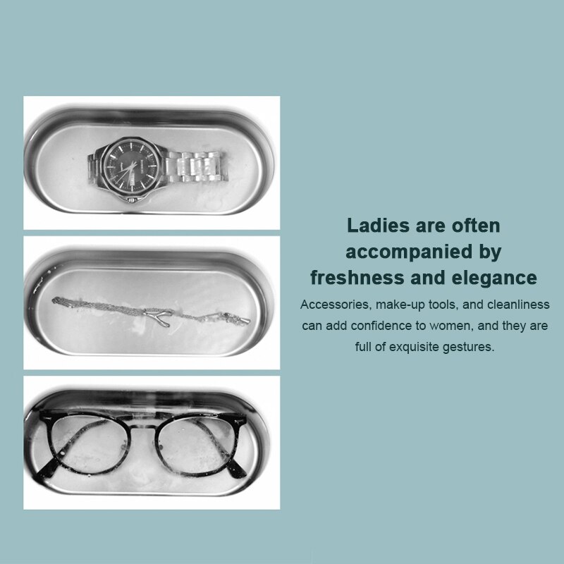 Ultrasonic Cleaning Machine 45000Hz High Frequency Vibration Wash Cleaner Washing Jewelry Glasses Watch Era Clean