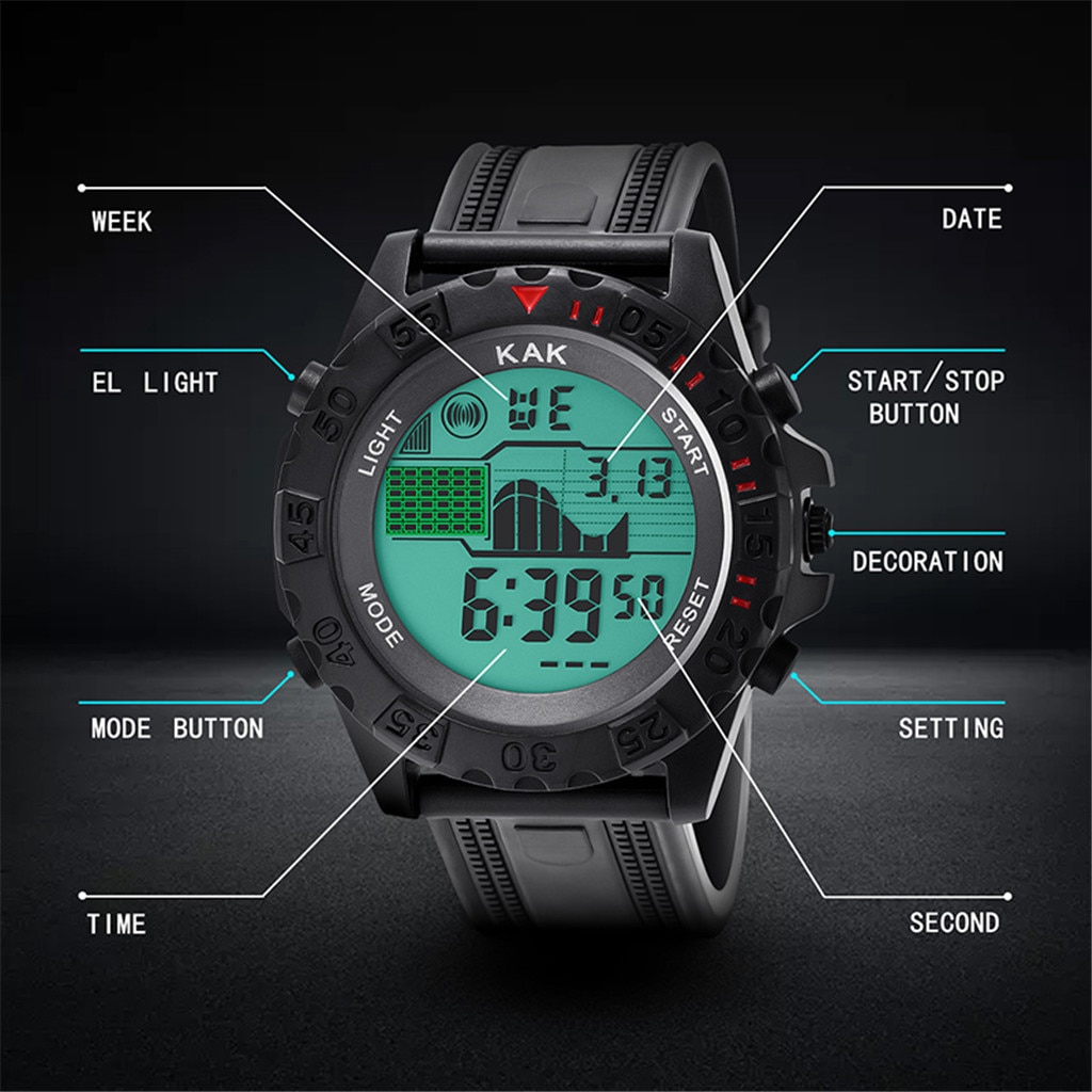 30M Waterproof running led watch digital watch men... – Grandado