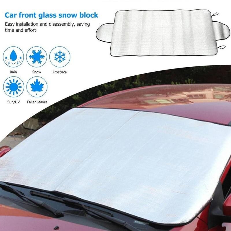 150cm x 70cm voiture pare-brise couverture voiture fenêtre écran lumière du soleil gel glace poussière protecteur couverture