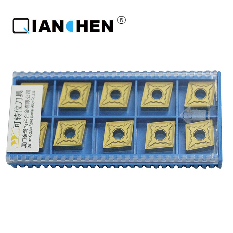 10pcs carbide CNC Insert GESAC CNMG120404-QM GP1225 CNMG120408-GM GP1125 CNMG120408L-SV turning inserts