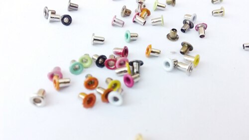 2.5mm 500 stks Gemengde Kleur Metalen oogjes Voor Scrapbooking DIY kids & baby kleding set