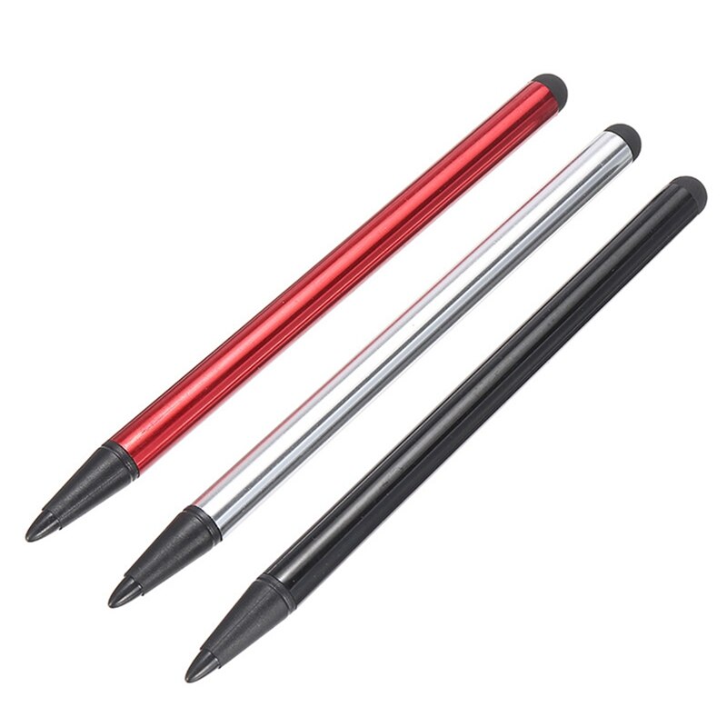 Aluminum Rod Simple Dual-Use Universal Touch Pen For iPad Android Tablet PC Drawing Stylus Capacitive Touch Screen Pen
