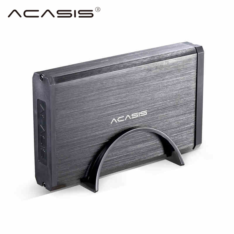 Aluminum 3.5 inch USB 3.0 SATA external hard disk box enclosure stand by 4TB hard disk enclosure computer Laptop Desktop HDD D