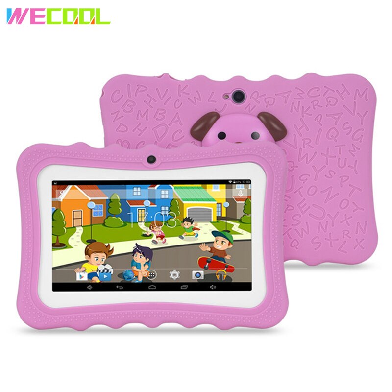Wocool A61 Tablet PC para niños 7 pulgadas Android Tablet Quad Core 8GB 1024x600 pantalla niños educación juegos Xmax de Cumpleaños PAD