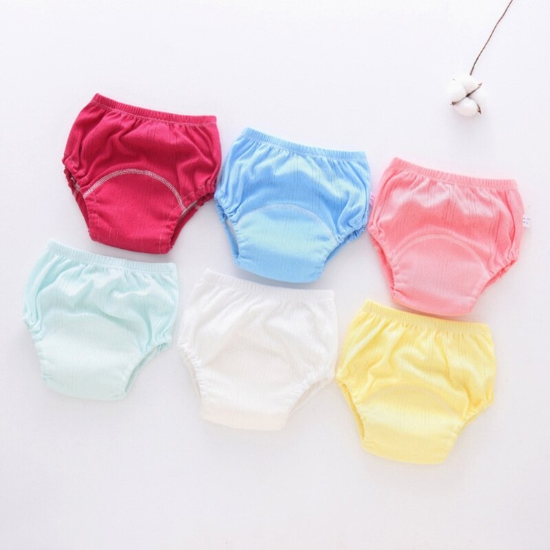 Baby Toddler Toilet Potty Training Pants Reusable Waterproof 4 Layers Nappies