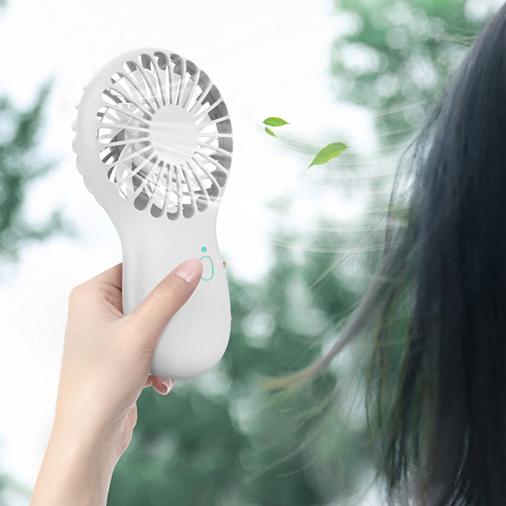 Mini Portable Electric Cooling Fan HandHeld Travel USB Rechargeable Cooling Fan Phone Holder