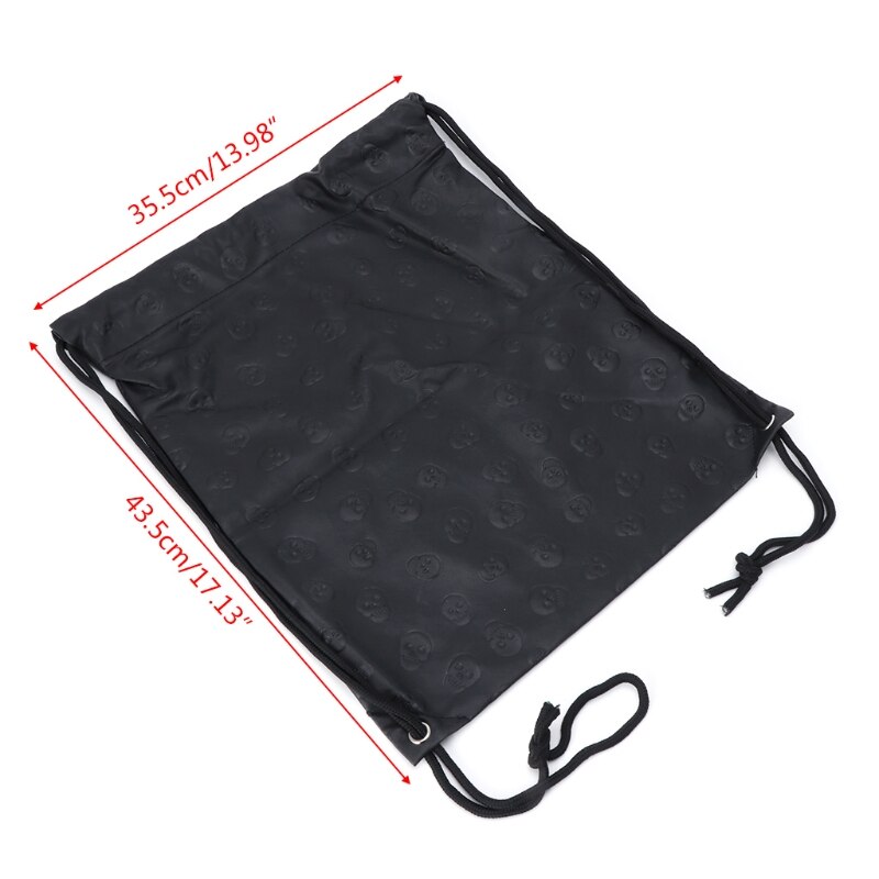 Neue unisex Tasche Schädel Kordelzug Sport Ich bin Freien Reise Rucksack Taschen