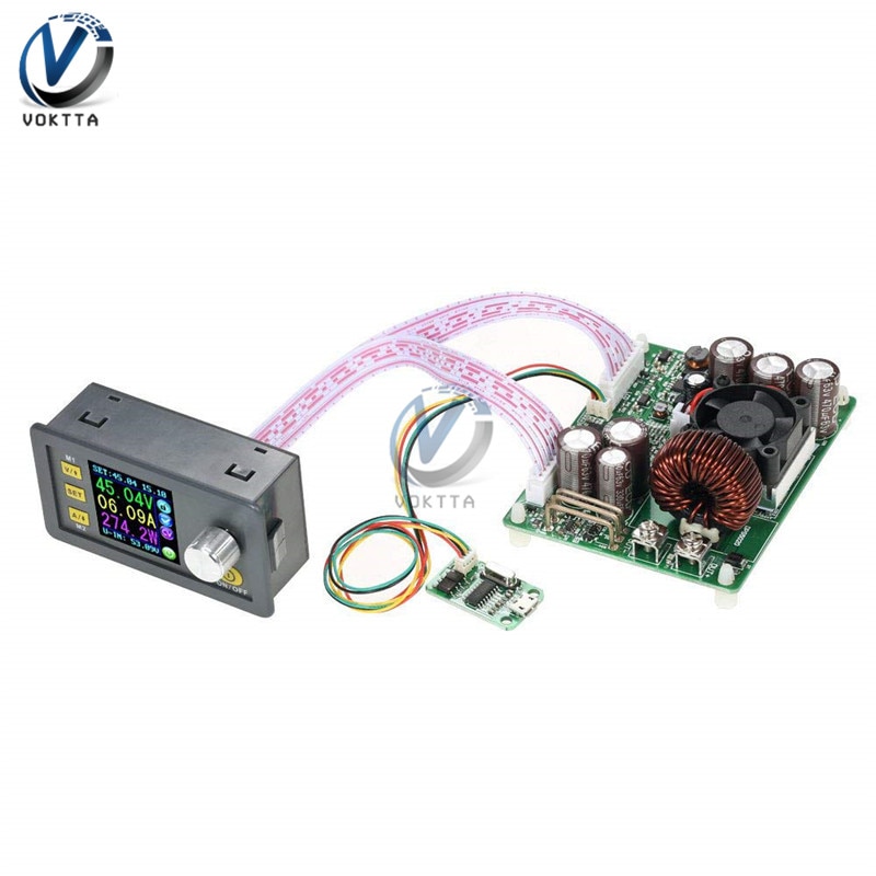 DPS5020 LCD Voltmeter 50V 20A Current Voltage tester Step-down Programmable Power Supply module Regulator Converter