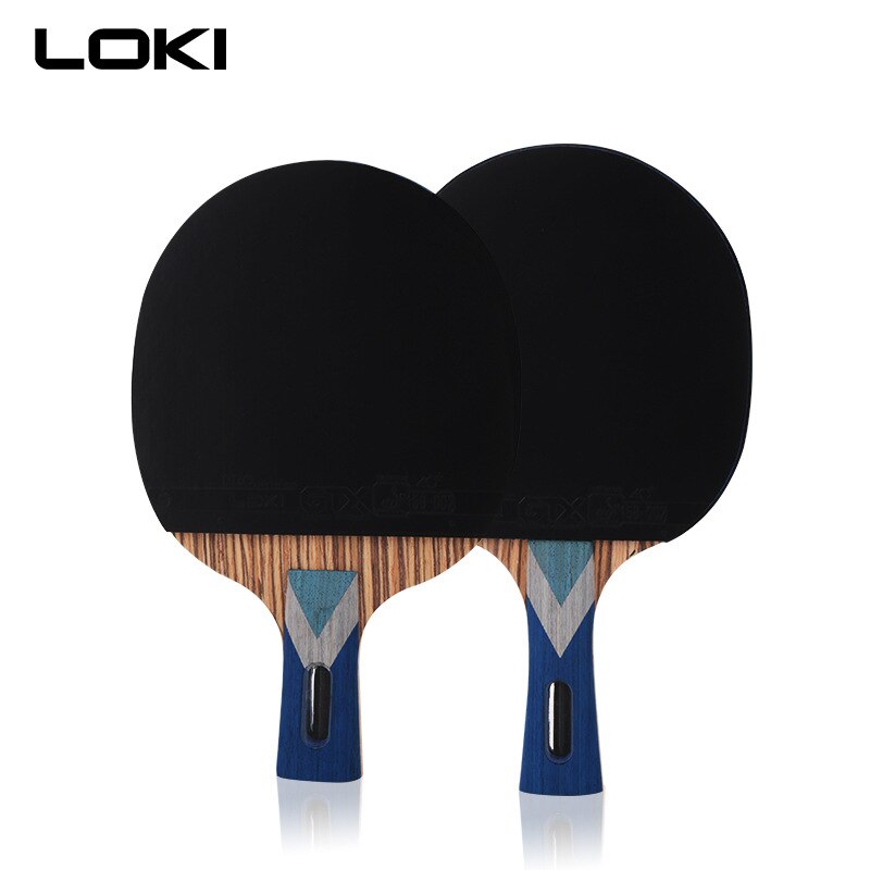 Originele Loki 6 Ster Pro Tafeltennis Racket Wrb Carbon Blade Ping Pong Bat Paddle Pingpong Tabletennis Met Ittf Rubber