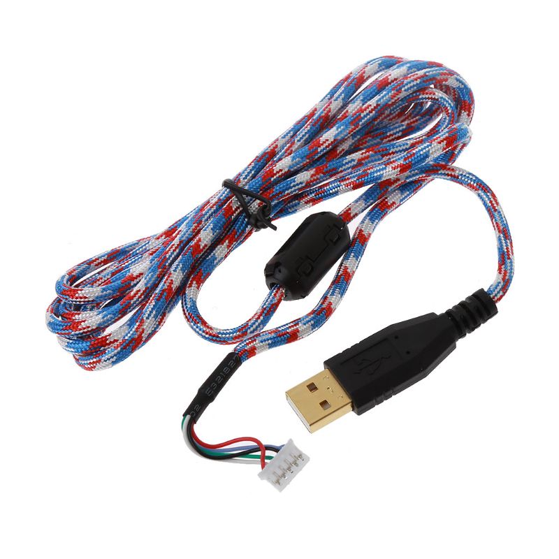 DIY Umbrella Rope Mouse Cables Soft Durable Mouse Line Replacement Mouse Wire