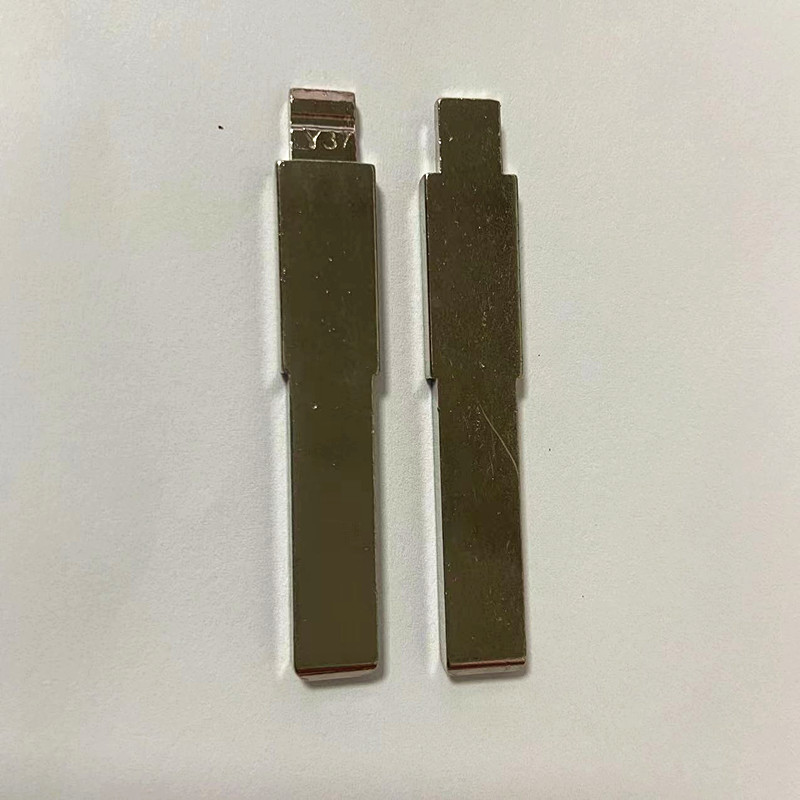 10x Metal Ongeslepen Flip Sleutel Blad - Voor Fiat Punto Ducato Panda Idea - KD Xhorse VVDI JMD Compatibel: Zwart