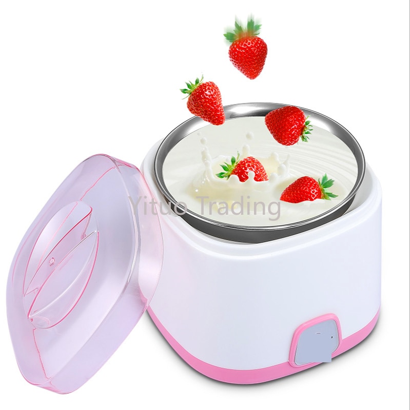 Y-SA11 Mini Joghurt Maschine Haushalt Voll Automatische Edelstahl Liner Teilt Tasse Echten