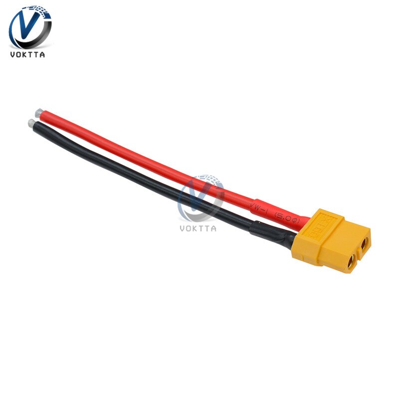 1 Paar XT60 Connector Vrouwelijke/Mannelijke Connector Plug Met Behuizing 10Cm Silicon Draad 14AWG Banana Plug Connector Voor batterij