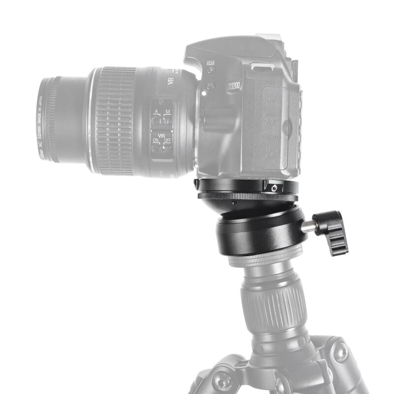 Awei W11 Panning Leveling Base Statiefkop Camera Stand Aanpassen Hoofd Met Met Bubble Level Voor Dslr Camear Statief