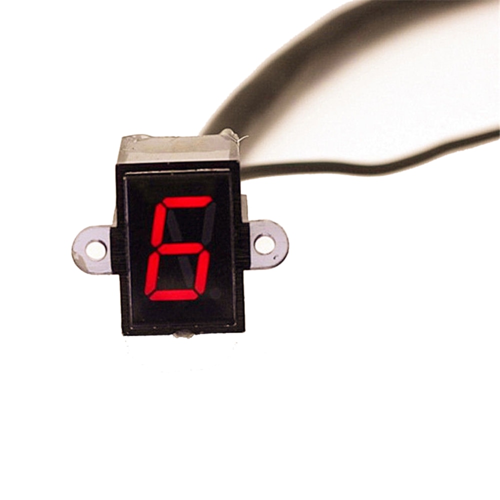 Digital off-road Motorcycle motocross light Neutral Gear Indicator display Moto Gear Indicator Super 6 Speed display Universal