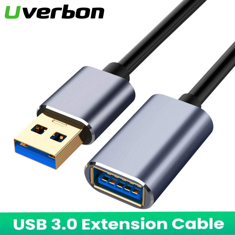 Cable extensor USB 2,0 3,0 macho a hembra, extensor para PC, portátil, TV inteligente