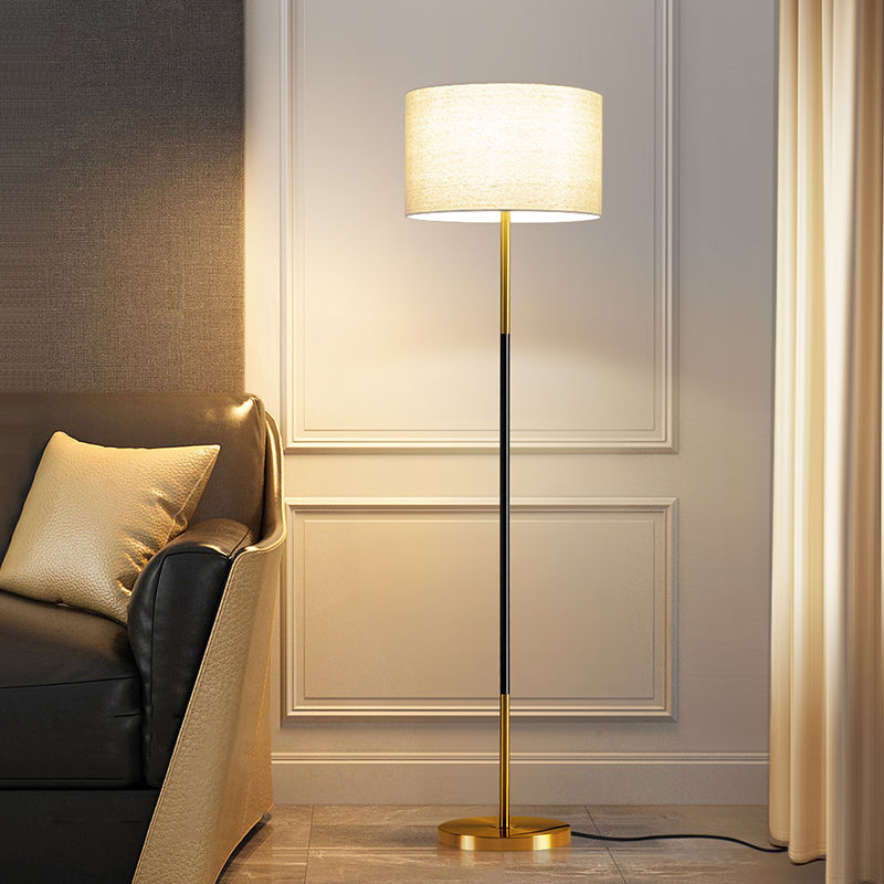 Nordic Minimalistische Vloerlamp Luxe Hotel Woonkamer Slaapkamer Staande Lichte Sfeer Studie Nachtkastje Vloerlampen