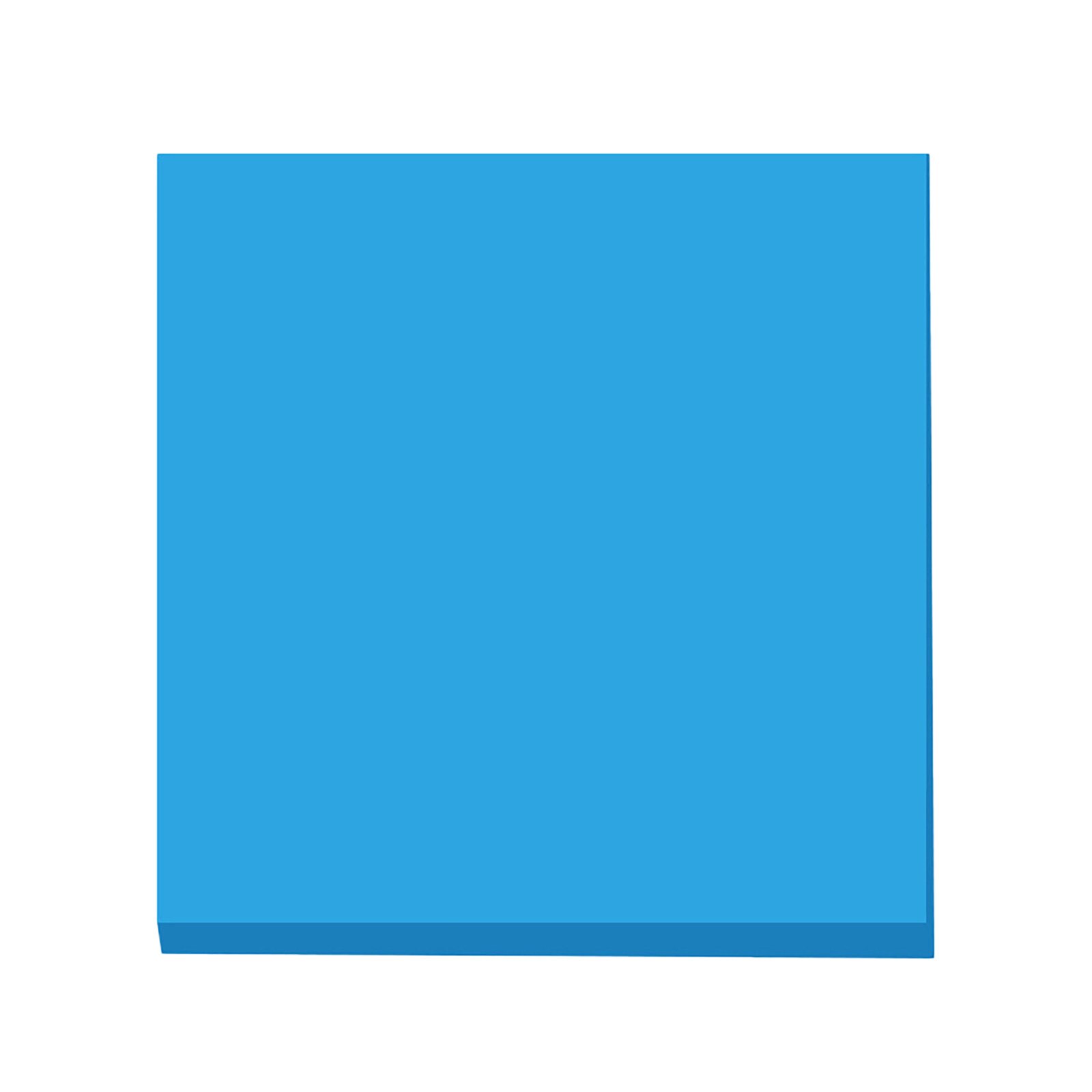 100 Sheet Solid Color Memo Pad Students Sticky Notes Self-Stick Notepad Office Planner School Stationery Supplies: I