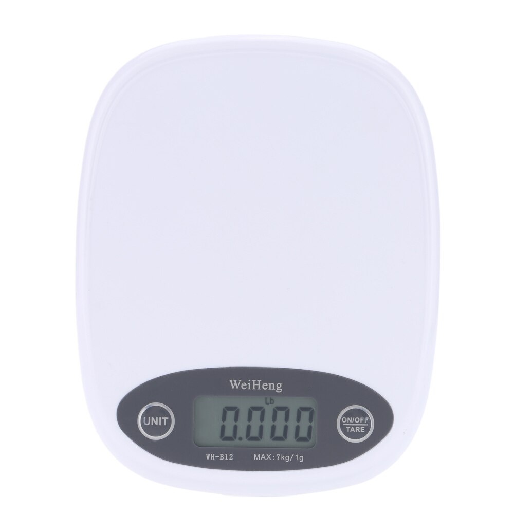 Praktische Elektronische Weegschaal Mini Digitale Pocket Weegschaal Keukenweegschaal Voedsel Wegen Tool Professionele Oranje/Wit