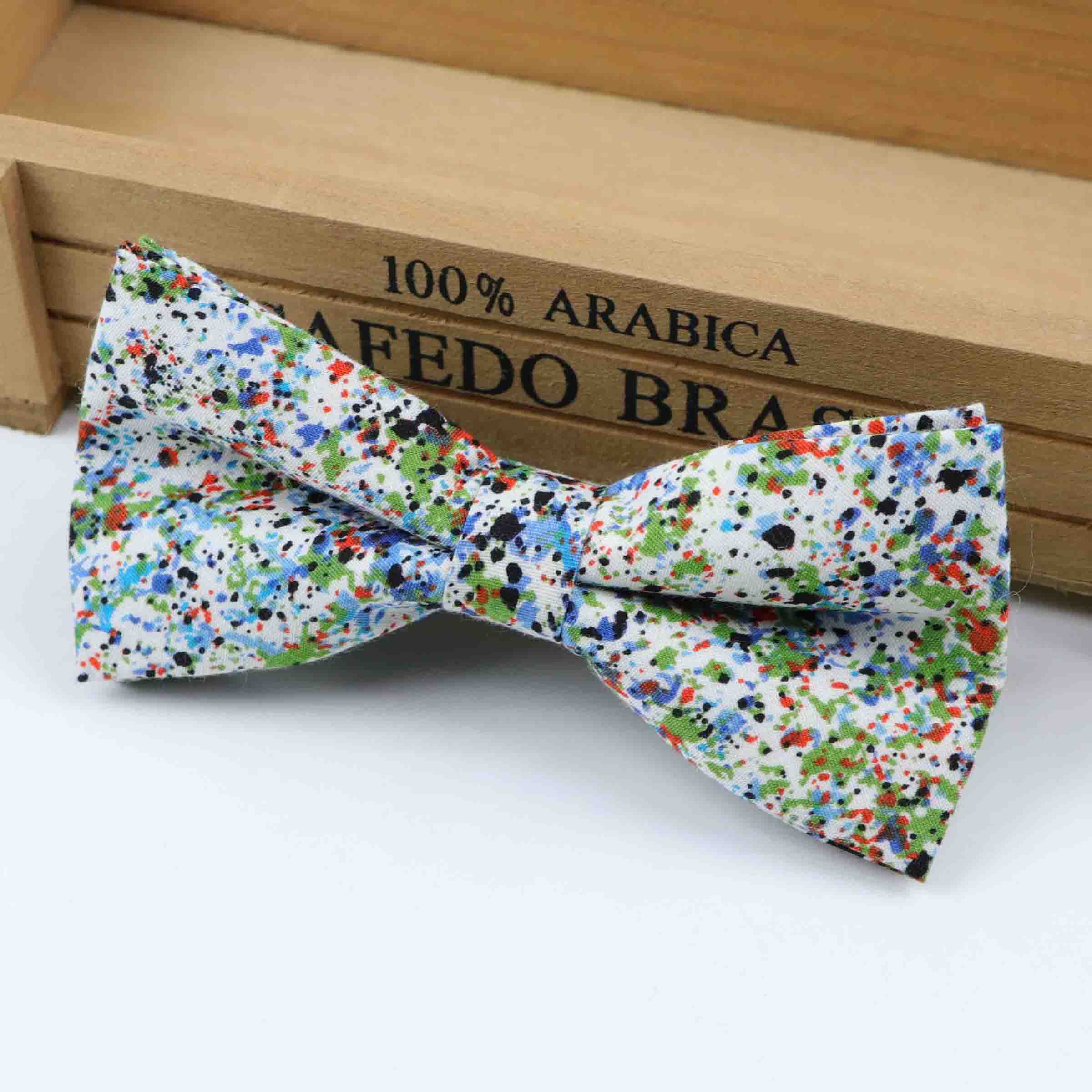 Stil butterfly herre smoking bomuld farverig sommerfugl blomster rose paisley bowties bryllup fest afslappet cravat butterfly: 15