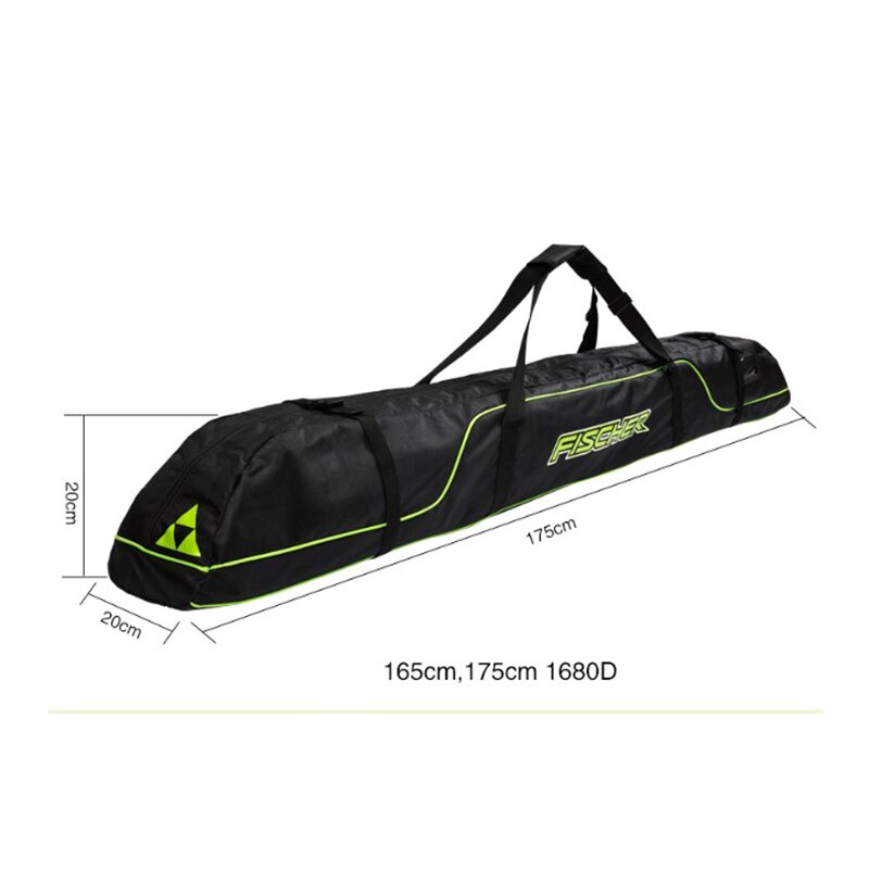 Skis-Paquete de palos para botas de nieve, bolsa de mano de hombro para casco, portátil, para snowboard doble, funda Oxford impermeable, 165cm, 175cm