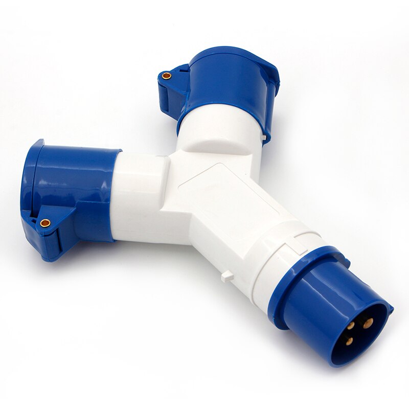 3 Way 16 Amp 16A Splitter Stopcontact 3 Pin Waterdichte Elektrische Connector F3MB
