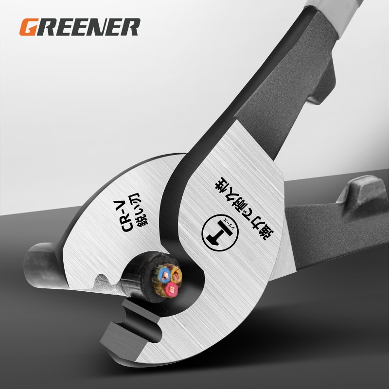 Greener Multifunction Cable Cutter Wire Strippers Diagonal Cutting Pliers Wire Stripping Side Cutters CR-V Electrical