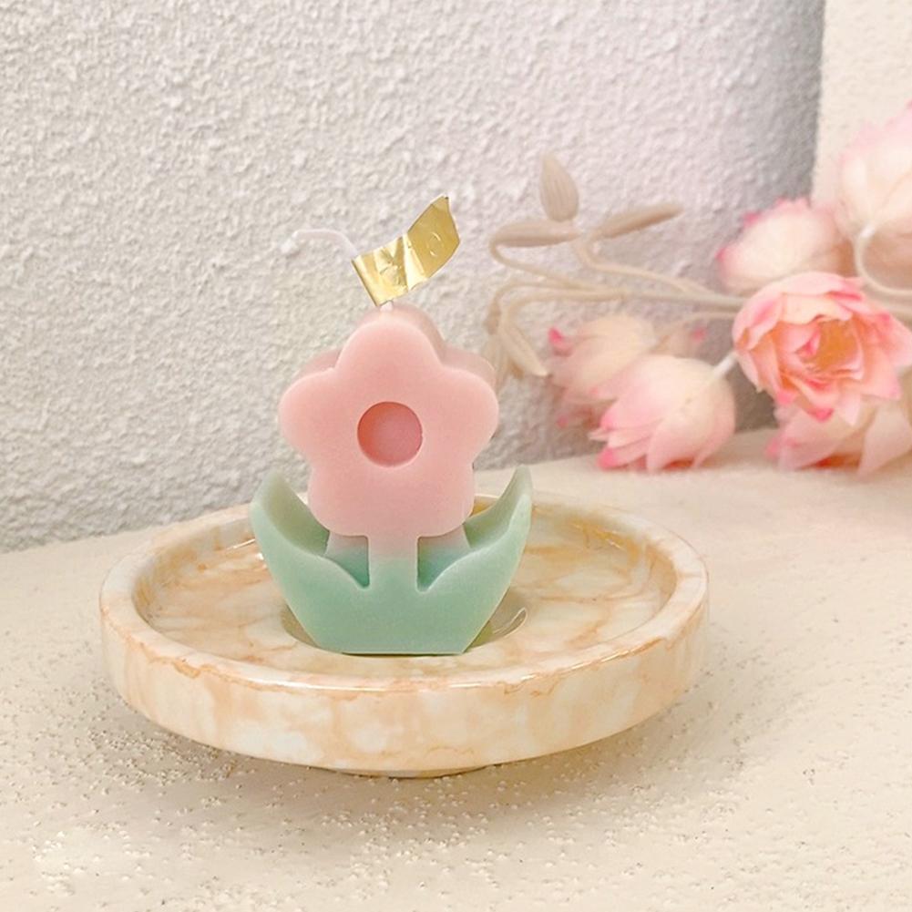 Blume Duftende Wachs Kerze Koreanische Heimat Dekoration Blume Ornament Duft Dekorationen Blümchen Leuchter Kerzen Handgemachte P3g6