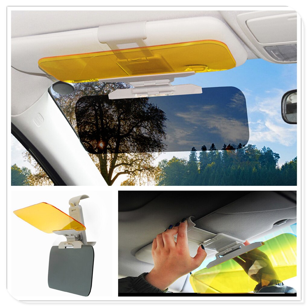 Bil auto solskydd hd anti solljus bländande glasögon körspegel uv fold flip för volvo  v60 s60 xc60 xc40 360c v90 v40