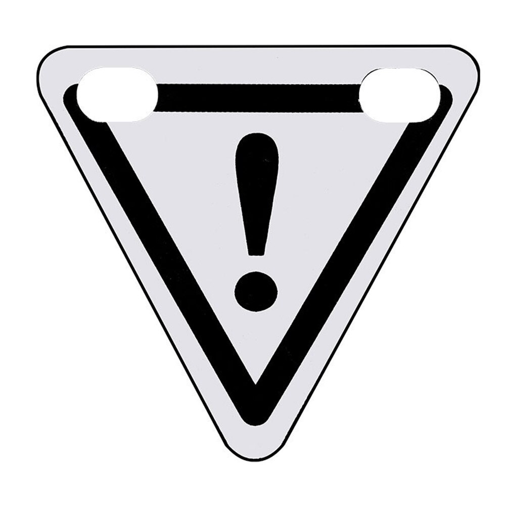 Reflecterende sticker voor fietswaarschuwing, nachtelijk verkeersbord, reflecterende sticker voor fiets, loopfietsaccessoires: F