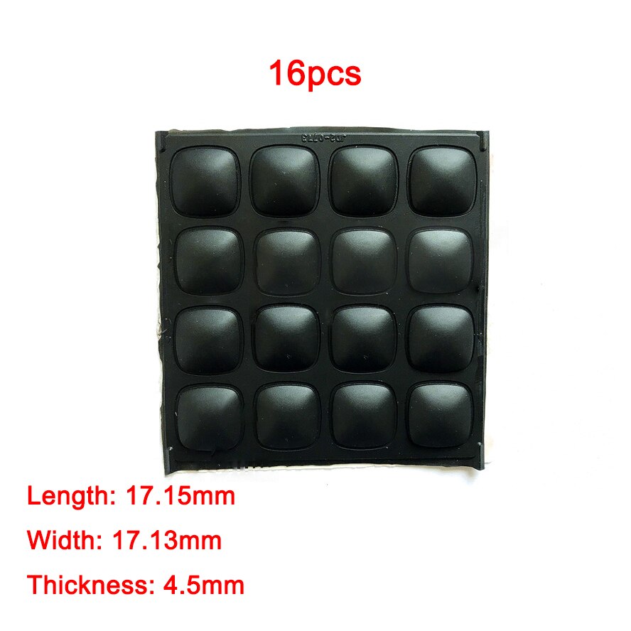 Laptop feet for Dell Lenovo ASUS HP MSI bottom shell rubber pads for U310 U410 17.15mm: 16pcs