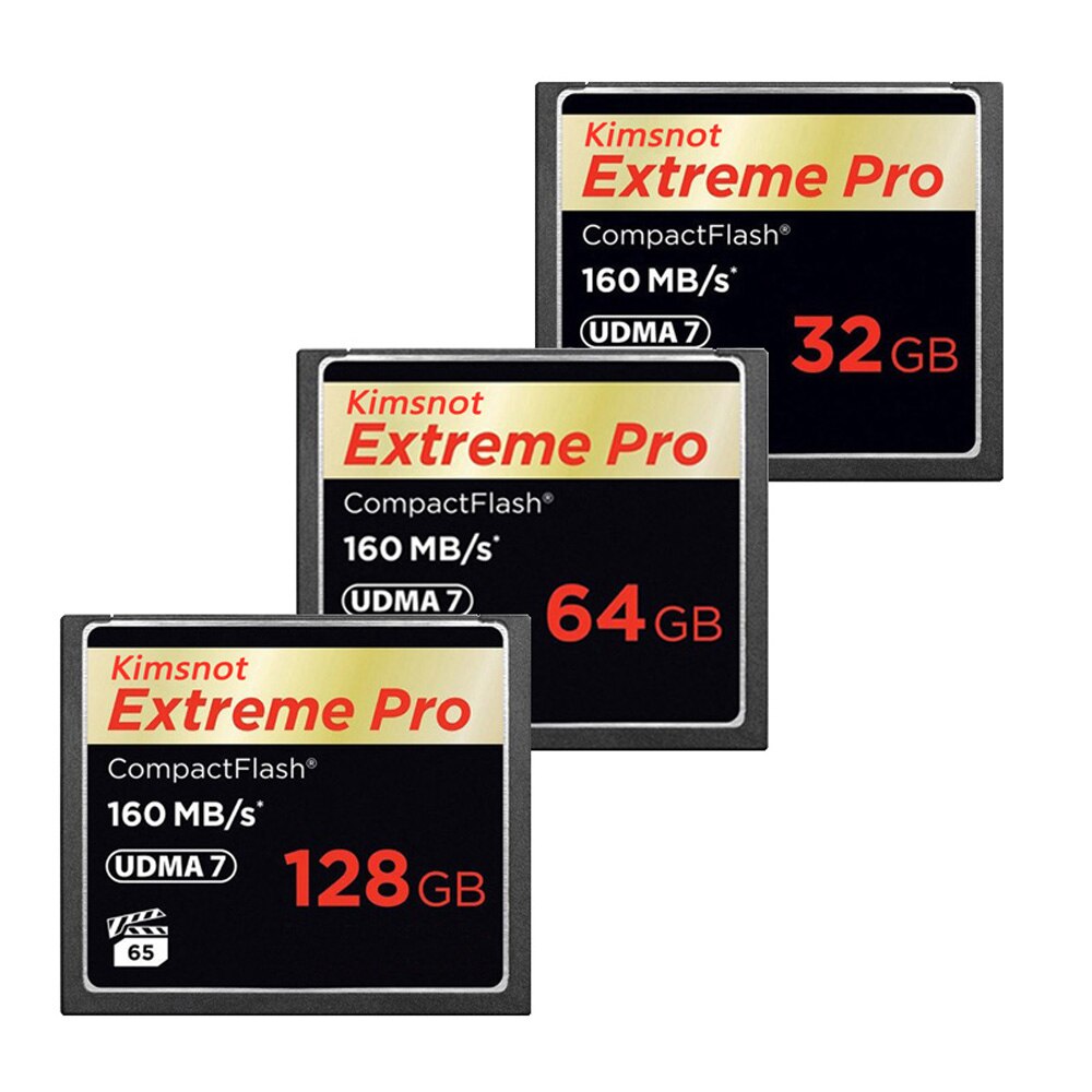 Kimsnot-tarjeta de memoria 1066x CF, CompactFlash, 32GB, 64GB, 128GB, Flash compacto, UDMA7, tarjeta de cámara de alta velocidad de 160 Mb/s