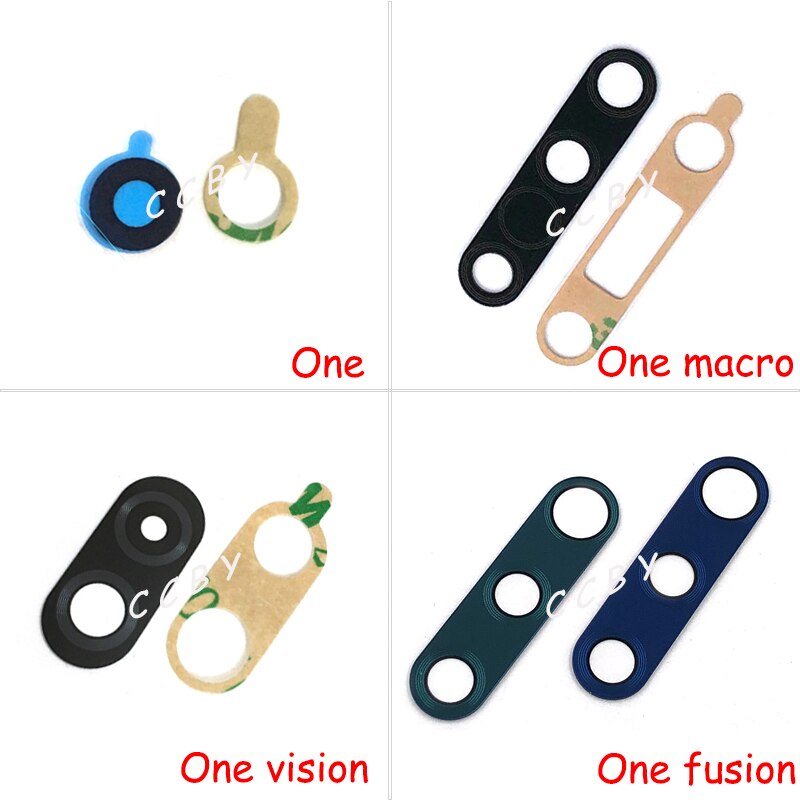 10Stck Hinten Zurück Kamera Glas Objektiv Abdeckung Für Motorola Moto Eine Vision Aktion Verschmelzung Makro Mit Ahesive Aufkleber Ersatz teile