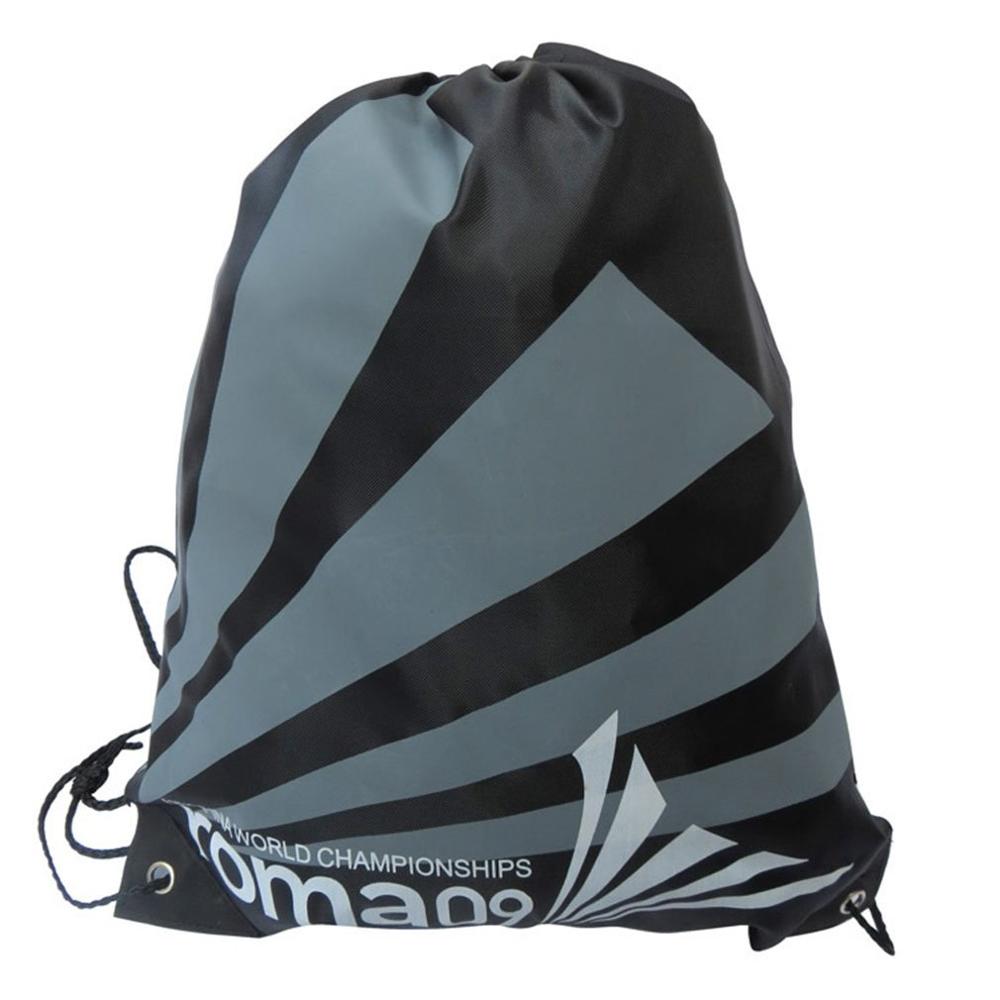 Swimming Waterproof Bag Backpack Double Drawstring Sport Gym Beach Portable Mini Shoulder Bags Outdoor Shoes Bag: Black