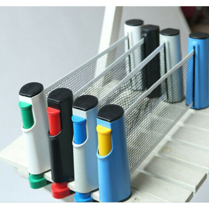 Table Tennis Net Portable Anywhere Retractable Ping Pong Post Net Rack For Any Table