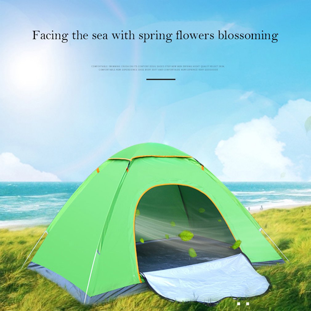 2 Person Beach Tent Ultralight Folding Automatic Open Tent Family Tourist Fish Camping Anti-UV