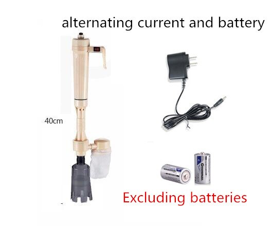 filtro de agua de acuario actualizado, cambio de batería, sifón eléctrico, aspiradora automática para el hogar, tanque de peces, lavadora de filtro de bombeo de grava: 40DC