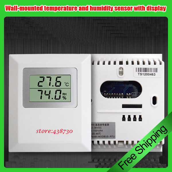 4-20ma väggmonterade temperatur- och fuktgivare  / 0-10v / 0-5v temperatur- och fuktgivare med display