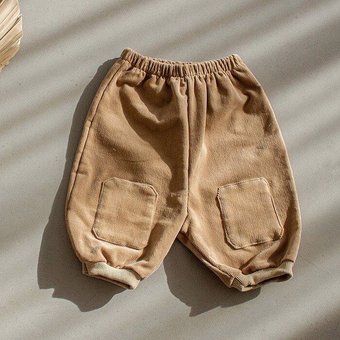 Nowa naszywka na co dzień spodnie spodnie dla niemowląt: khaki / 6 m