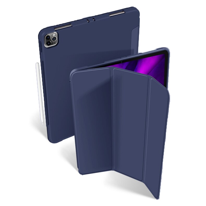 Yxayn hoesje voor ipad pro 11 ultraslank pu-leren smartcover zachte funda voor ipad pro 11 inch: Ander