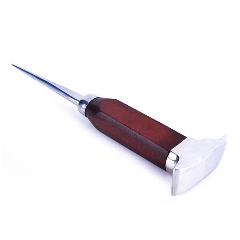 Ice Pick Stainless Steel With Wooden Handle Ice Chipper Tool Ice Crusher For Whiskey Party Kitchen Bar Carving Tools N h4