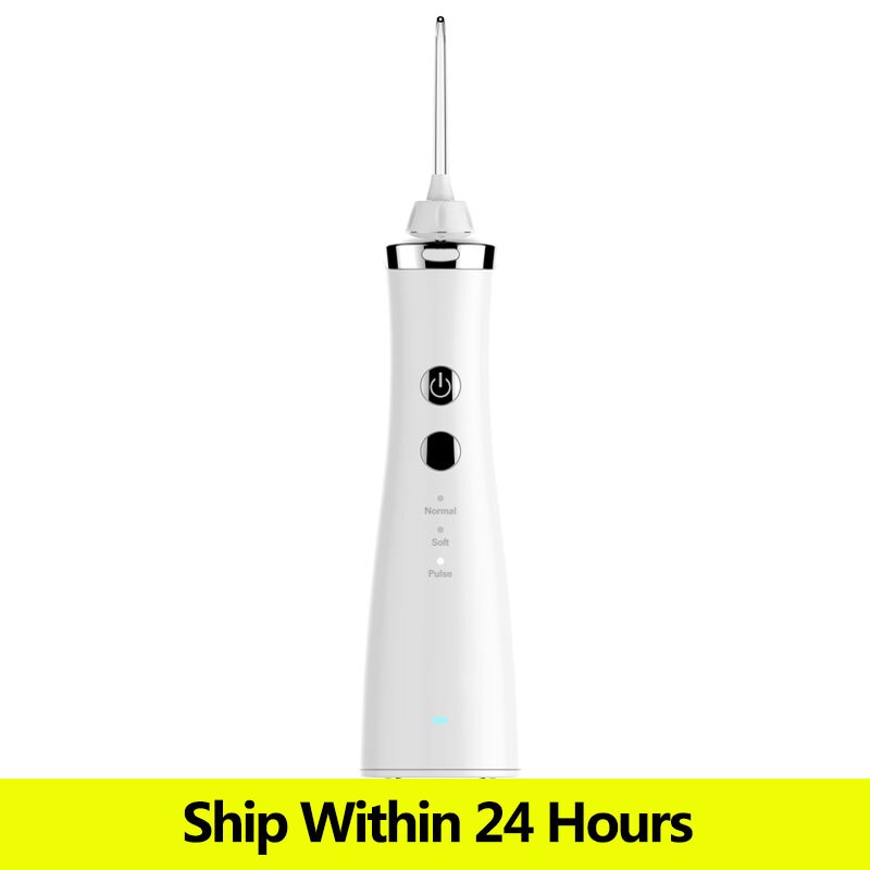 Dental Oral Irrigatie Usb Draadloze Draagbare Water Flosser Voor Mond Schoon Handvat Monddouche Tandarts Hygiëne 300Ml Water Tank: USB Irrigation