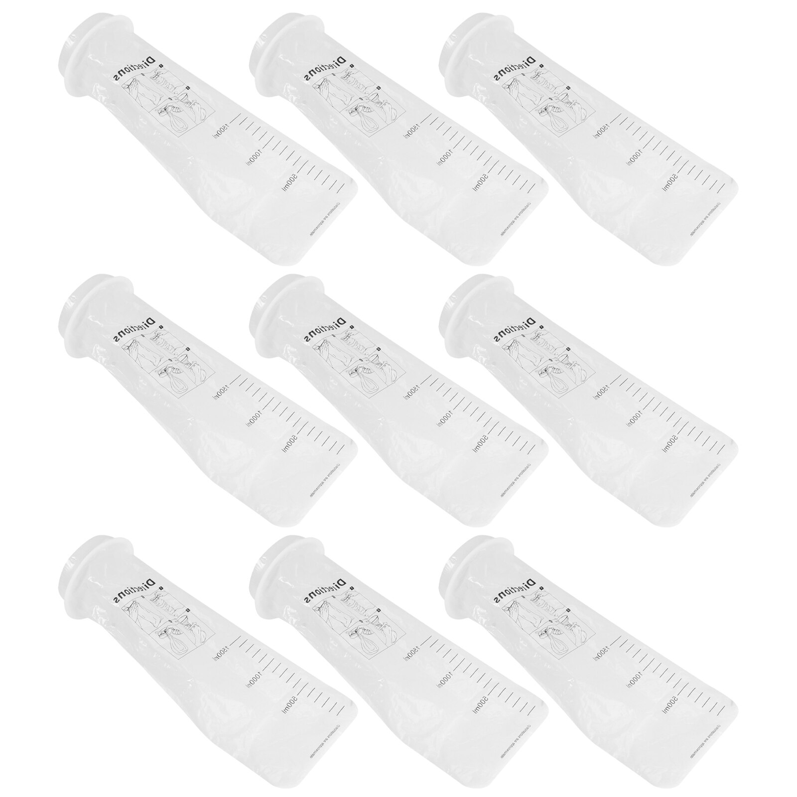 15pcs 1500ML Disposable Sick Vomit Bag Puke Bag Travel or Emergency Sick Air Sickness Emesis Bag: Default Title