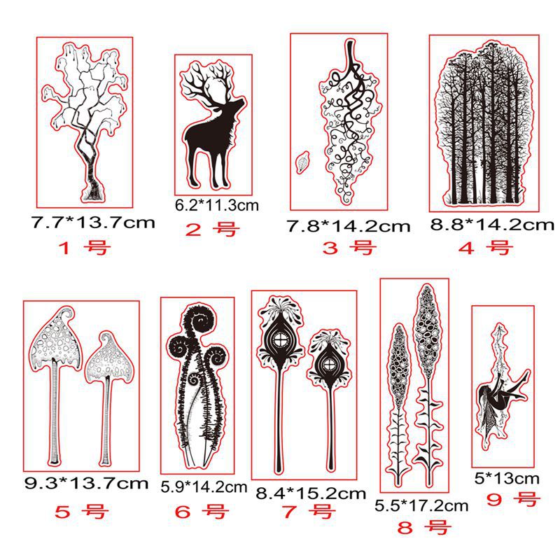 Plant koe fairy Transparant Clear Siliconen Stempel/Zegel voor DIY scrapbooking/fotoalbum Decoratieve duidelijke stempel