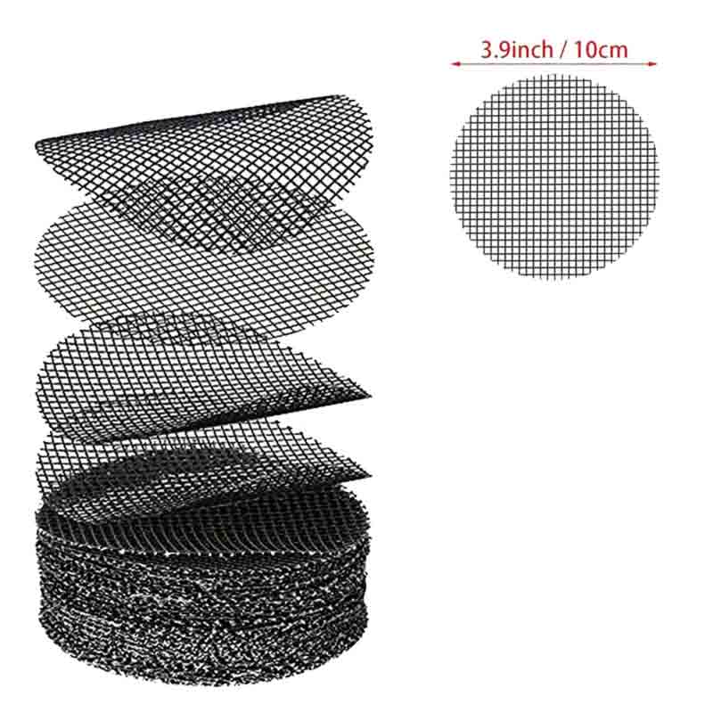Pot Hole Mesh Pad Grid Round Drainage Hole Screen For Pot Bottom Prevent Soil Loss Bonsai Flower Plant Gardening Tools: Red / Large
