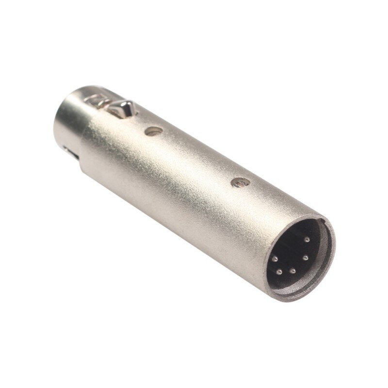 Heißer Konverter 3 Stift XLR weiblich Zu 5 Stift XLR Stecker Adapter Für Camcorder DMX Signal Licht Hochwertige