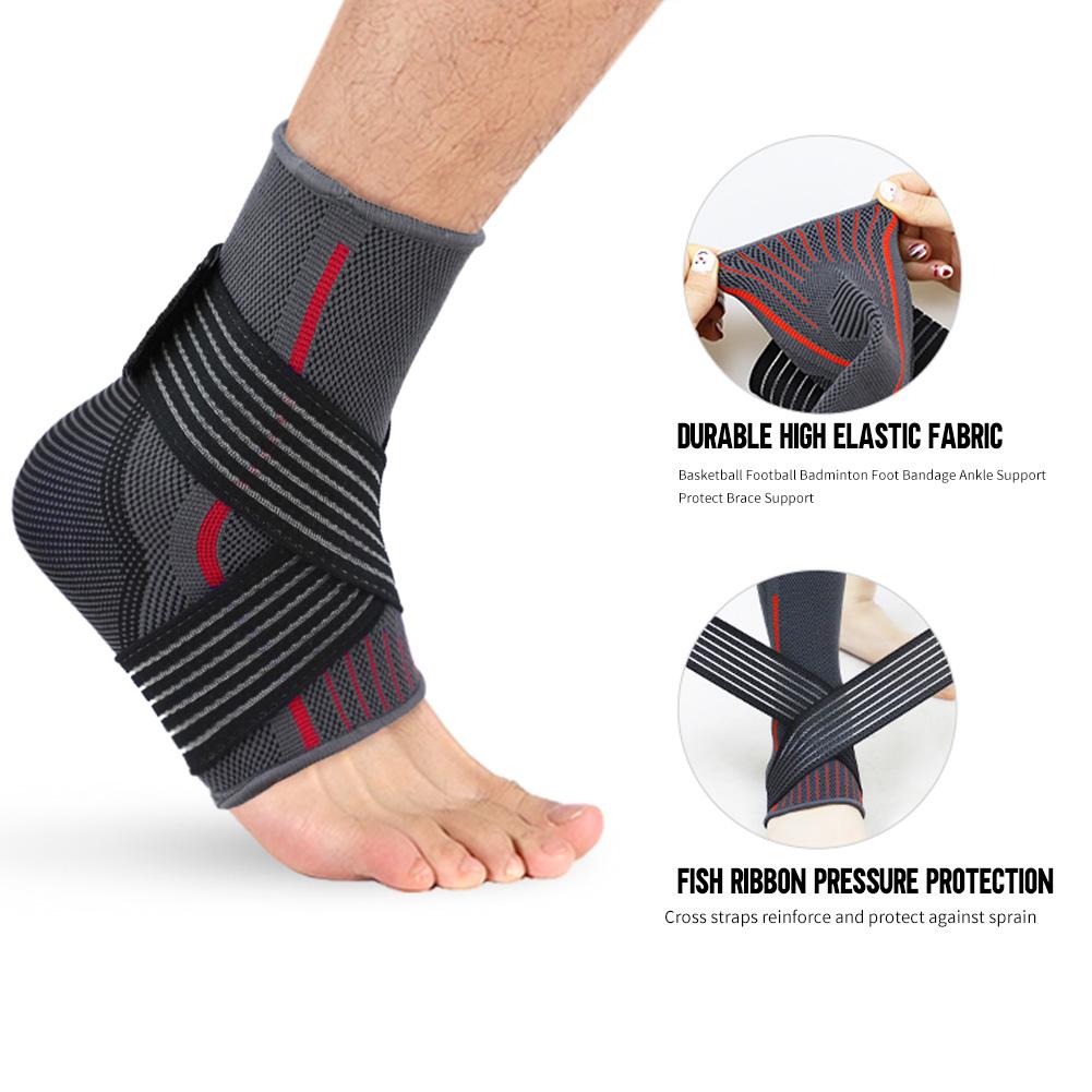 Durable Ankle Support Brace Comfortable Outdoor Gym Basketball Badminton Anti Sprained Ankle Protect Support for Hiking